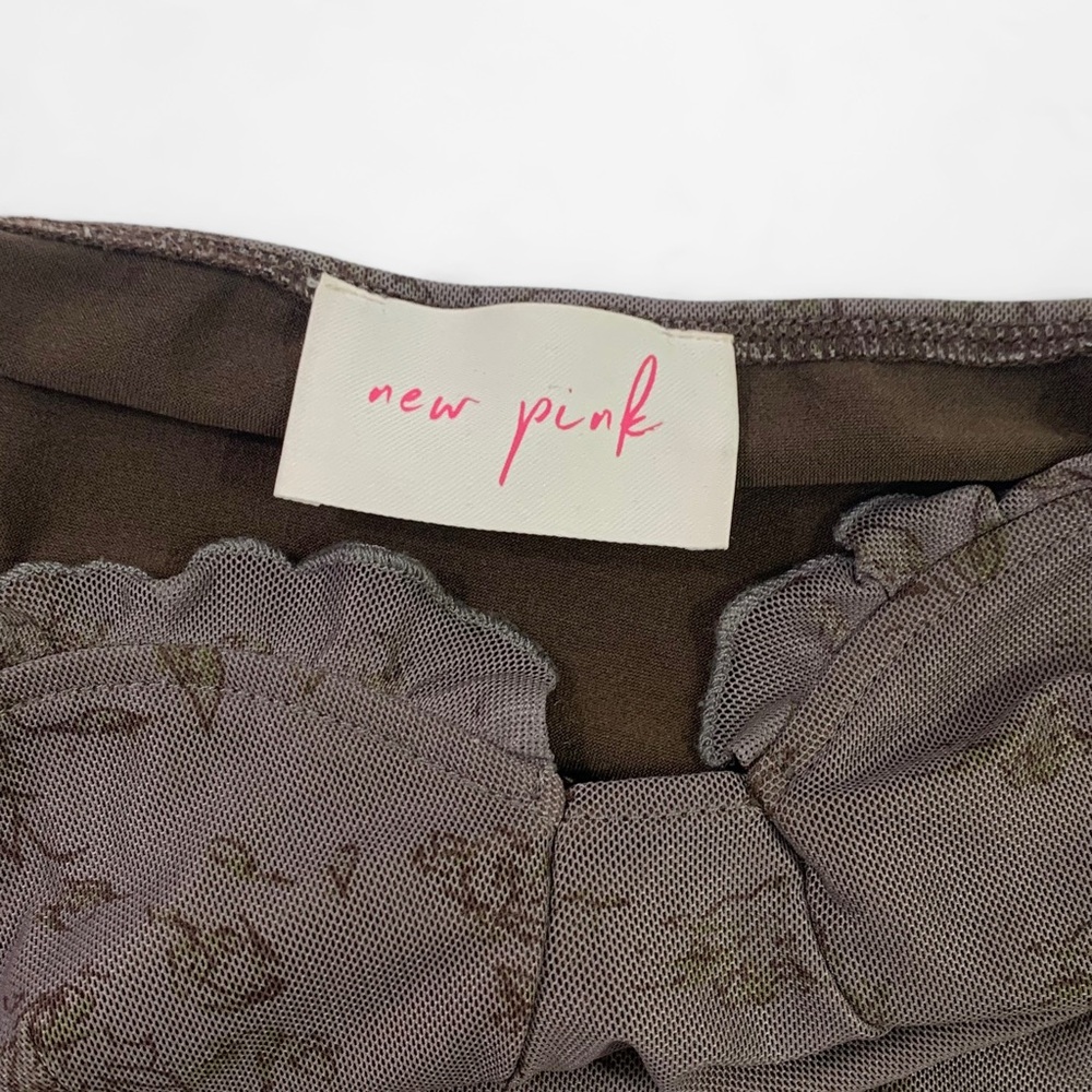 New Pink Mauve Brown Flirty Mini - Picture 15 of 16